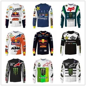 Motocross & Racing Suprem New outdoor off-road mountain bike Red Bull downhill racing suit sweatshirt-2535