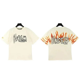 Palm Angels Letter Printed Casual Short Sleeve T-Shirt-2775